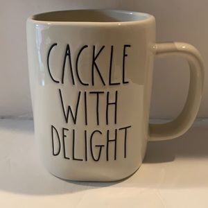 Rae Dunn “Cackle With Delight” Mug